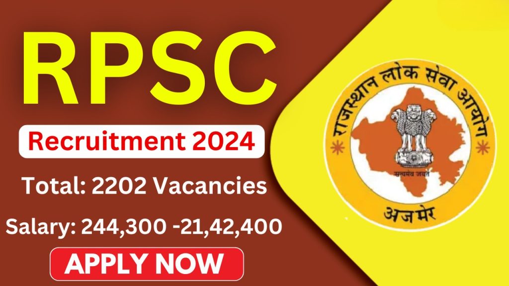 RPSC School Lecturer Recruitment 2024